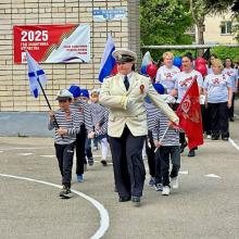 Парад дошкольных войск, посвященный 80 годовщине праздника Великой Победы