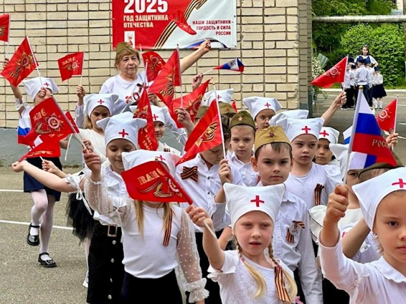 Парад дошкольных войск, посвященный 80 годовщине праздника Великой Победы
