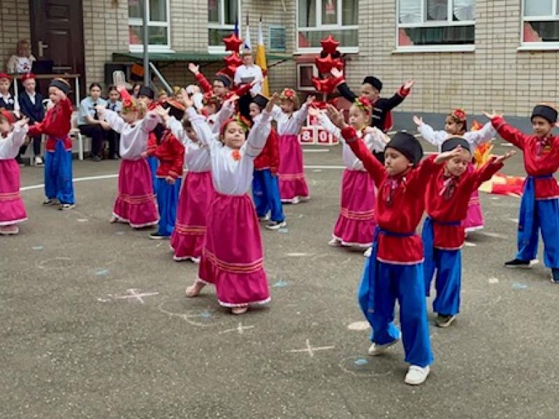 Парад дошкольных войск, посвященный 80 годовщине праздника Великой Победы