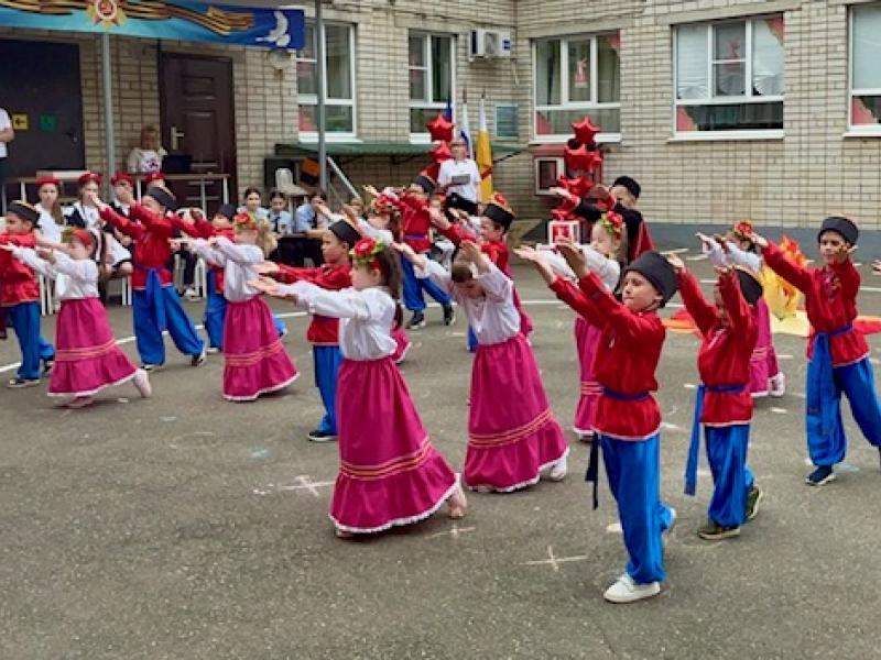 Парад дошкольных войск, посвященный 80 годовщине праздника Великой Победы