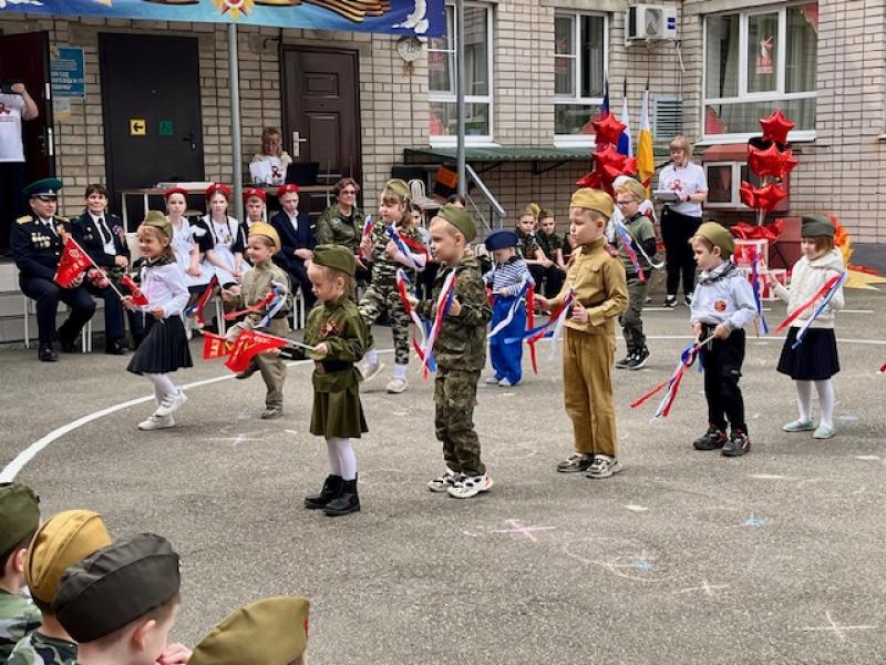 Парад дошкольных войск, посвященный 80 годовщине праздника Великой Победы