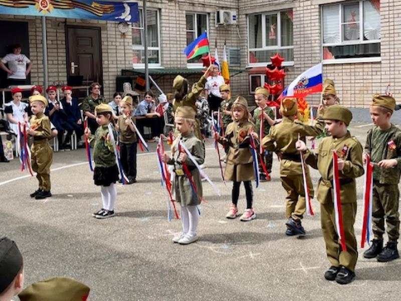 Парад дошкольных войск, посвященный 80 годовщине праздника Великой Победы